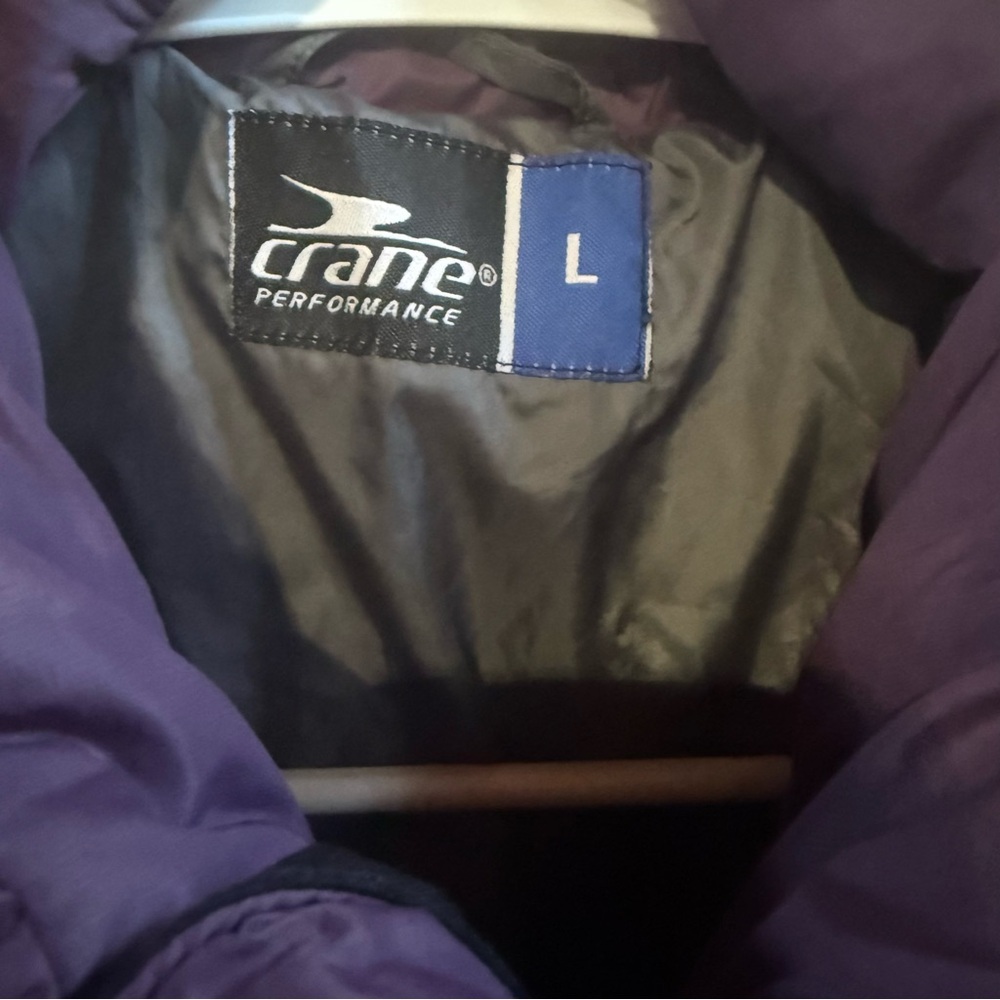 Crane Performance Down Puffer Jacket Purple Size L - image 7